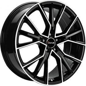 Avus AF18 Black Polished 9x20 5/112 ET25 B66.6