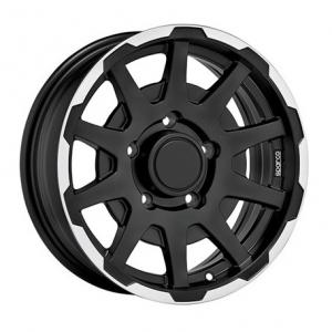 Sparco Dakar Black Polished 5.5x16 5/139.7 ET5 B108.3