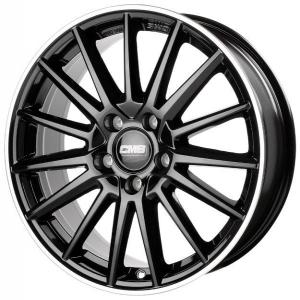 CMS C23 Diamond Rim Black 6x15 4/108 ET45 B63.4