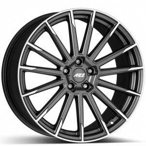 AEZ Atlanta Graphite matt polished 8.5x20 5/112 ET38 B57.1