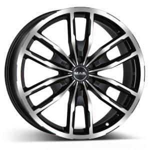 MAK Peak Black polished 7.5x17 6/114.3 ET30 B66.1