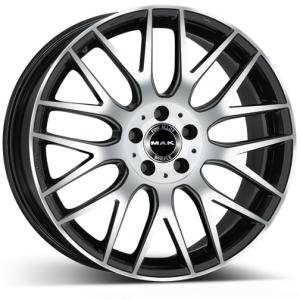 MAK Arrow Black Polished 8x18 5/112 ET33 B66.6