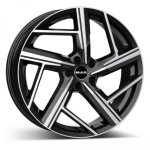 MAK Qvattro Black polished 8.5x19 5/112 ET20 B66.5