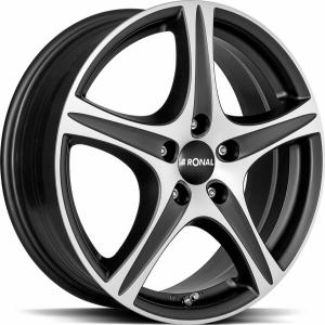 RONAL R56 Matt Black front cut 7x17 5/114.3 ET50 B56.6