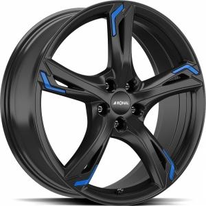 RONAL R62 Blue Jet Black 7.5x18 5/108 ET40 B76