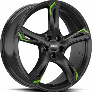 RONAL R62 Green Jet Black 7.5x18 5/108 ET40 B76