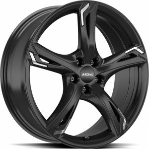 RONAL R62 Chrome Jet Black 7.5x18 5/108 ET40 B76