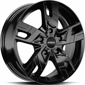 RONAL R64 Jet Black 7x17 5/160 ET53 B65.1