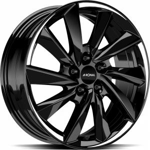 RONAL R70 Jet Black WHITE TAIL 7.5x18 5/112.0 ET45 B76