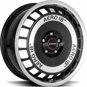 RONAL R50 AERO Black front cut 7.5x16 5/100 ET38 B68