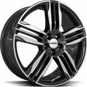 RONAL R58 Black front cut 8x20 5/105 ET40 B56.6