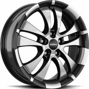 RONAL R59 Jet Black front cut 7x16 5/110 ET35 B65.1