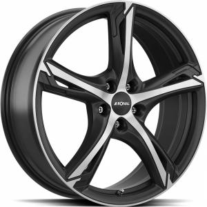 RONAL R62 Jet Black Matt front cut 7.5x18 5/120 ET45 B82