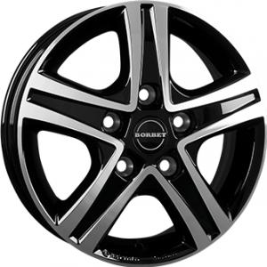 BORBET CWD Gloss Black Polished 6x16 5/118 ET68 B71.1