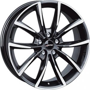 AUTEC ASTANA Gloss Black Polished 7x17 5/100 ET51 B57.1