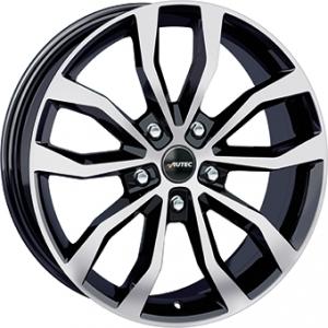 AUTEC UTECA Gloss Black Polished 8x18 5/120 ET43 B65.1