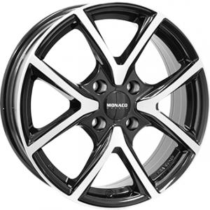 Monaco CL2 Gloss Black Polished 6.5x16 4/100 ET40 B63.3