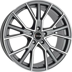 Avus AF18 Dull Anthracite Polish 8x18 5/112 ET48 B57.1