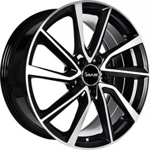 Avus AC-518 Gloss Black Polished 7.5x19 5/112 ET50 B57.1