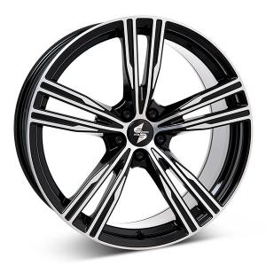 EtaBeta Amos Gloss Black Polished 8x19 5/108 ET40 B63.4