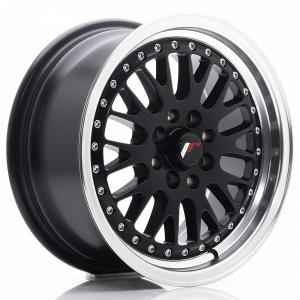 Japan Racing JR10 Matt Black Machined LIP 8x15 4/100 ET20 B74.1