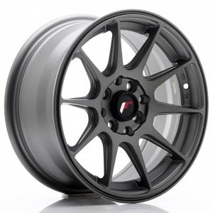 Japan Racing JR11 Matt Gun Metal 7.25x17 4/100 ET35 B73.1