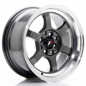 Japan Racing JR12 Gun Metal Machined LIP 7.5x15 4/100 ET26 B73.1