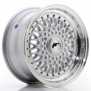 Japan Racing JR9 Silver Machined LIP With Rivet Silver 8x15 4/100 ET20 B74.1