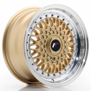 Japan Racing JR9 Gold Machined LIP 8x15 4/100 ET20 B74.1