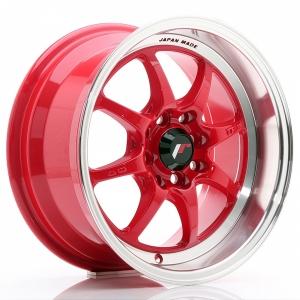 Japan Racing TF2 Red 7.5x15 4/100 ET30 B73.1