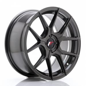 Japan Racing JR30 Hyper Grey 7x17 4/100 ET40 B67.1