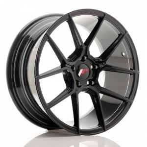 Japan Racing JR30 Shiny Black 8.5x19 5/114.3 ET40 B67.1