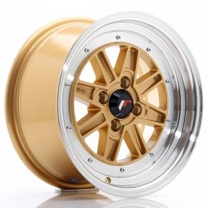 Japan Racing JR31 Gold Machined LIP 7.5x15 4/100 ET20 B73.1