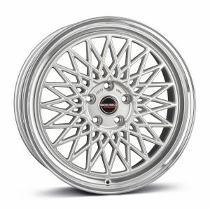 BORBET B Silver Rim Polished 7x17 4/108 ET20 B65.1