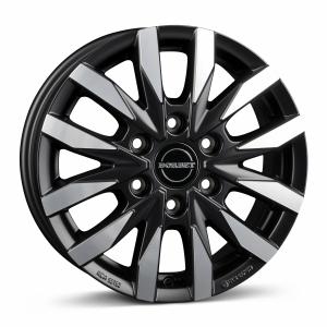 BORBET CW6 Black Polished Matt 6.5x16 6/130 ET62 B84.1