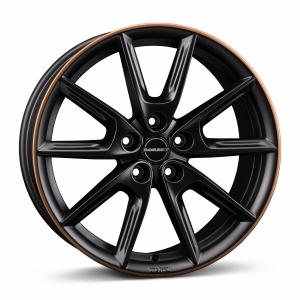 BORBET LX18 Black Matt Rim Copper 8x18 5/112 ET40 B66.6