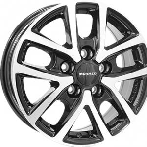 Monaco CL2T Gloss Black Polished 6.5x16 5/112 ET52 B66.6