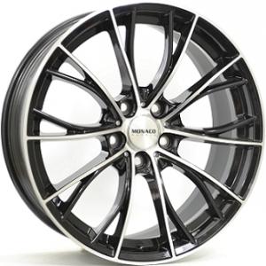 Monaco MC16 Gloss Black Polished 8x18 5/112 ET30 B66.6