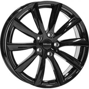 Monaco GP6T Gloss Black 10.5x21 5/114.3 ET48 B64.1