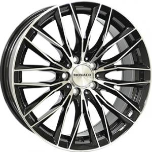 Monaco GP2 Gloss Black  Polished 9.5x21 5/108 ET40 B63.4