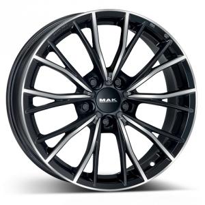 MAK Mark Black Polished 8x20 5/112 ET46 B66.6