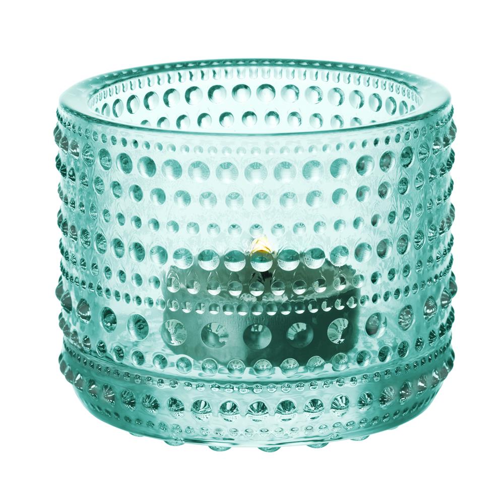 Iittala Kastehelmi kynttilälyhty 64 mm vedenvihreä