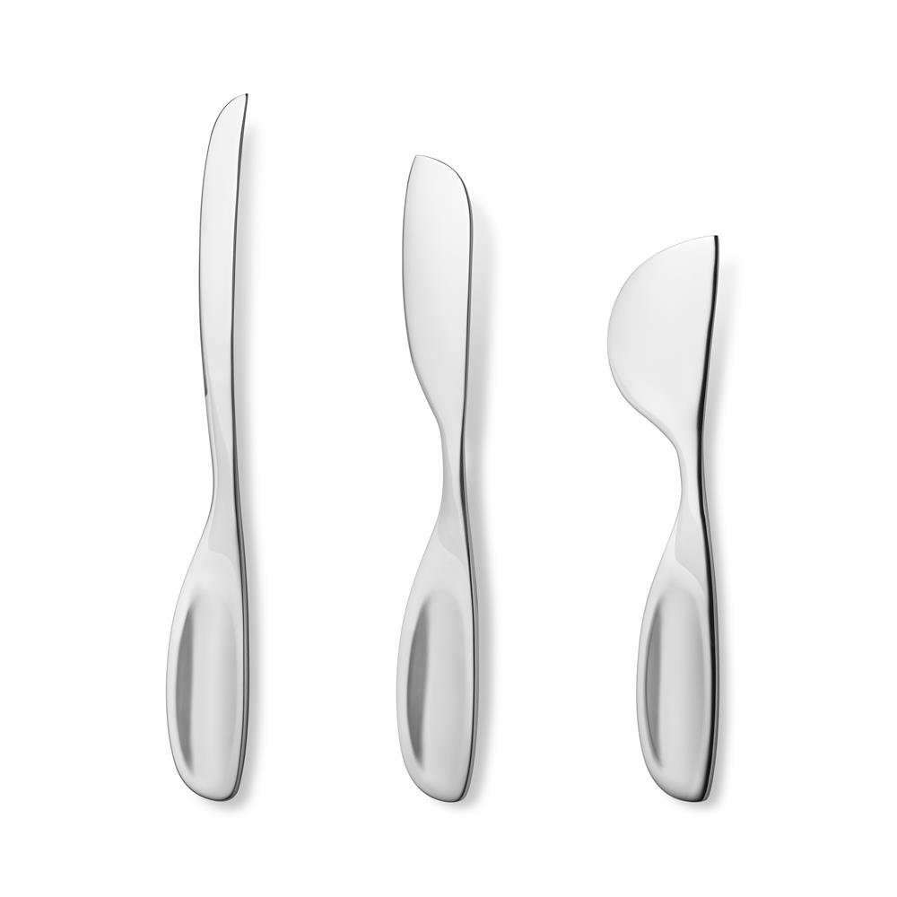 Georg Jensen Alfredo juustoveitsisetti 3-pakkaus