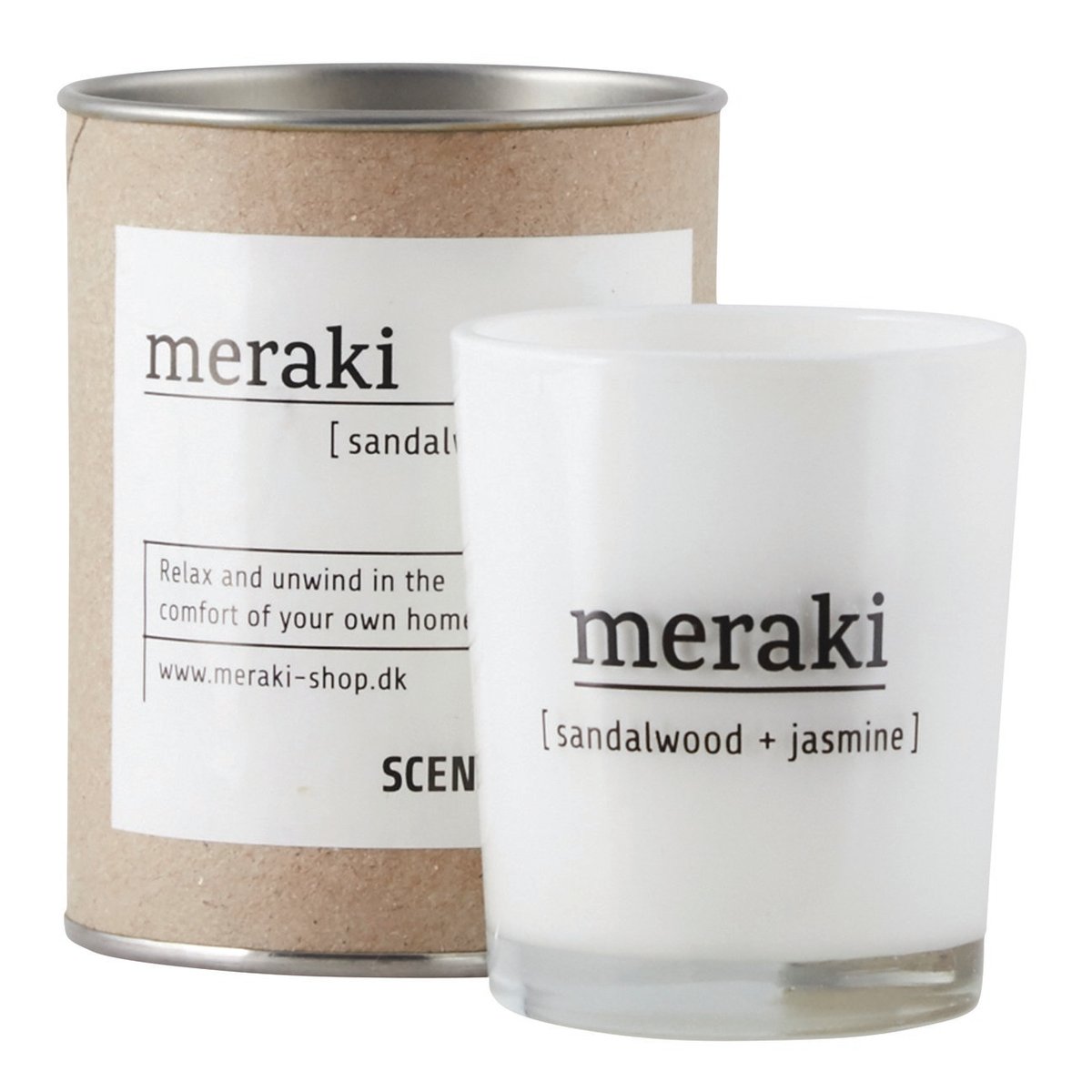 Meraki Meraki tuoksukynttilä 35 tuntia Sandalwood-jasmine