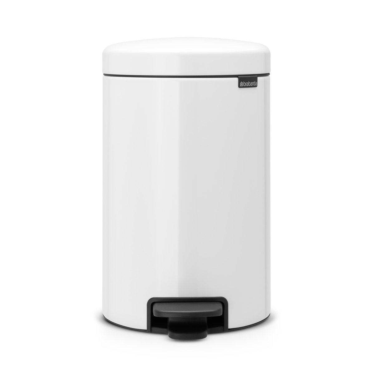 Brabantia New Icon poljinroskis 12 litraa white (valkoinen)