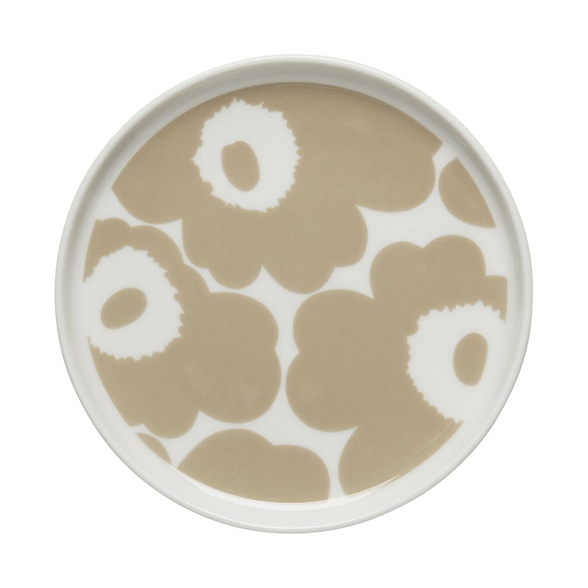 Marimekko Unikko lautanen Ø13.5 cm Valkoinen-beige