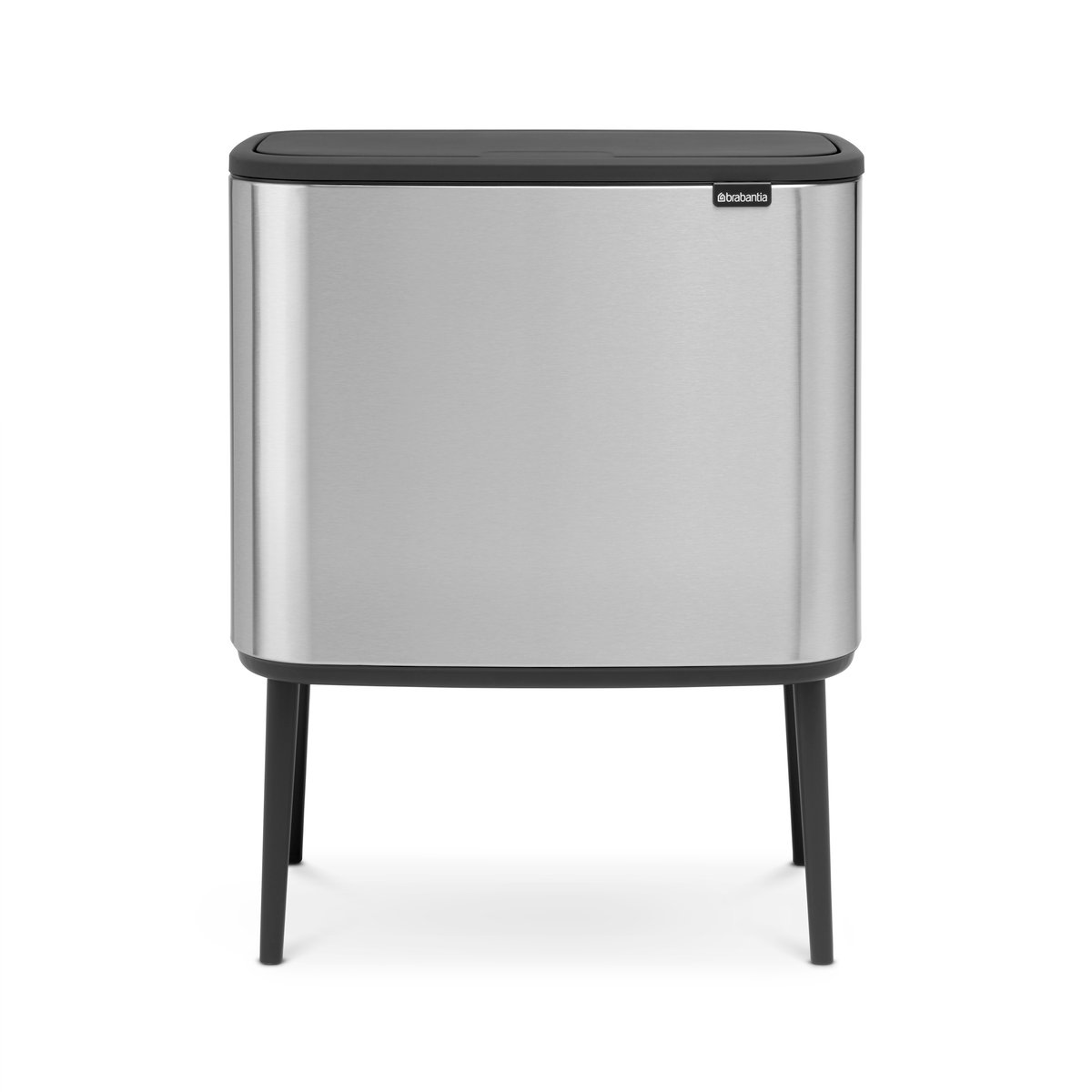 Brabantia Bo touch bin 11+23 litraa matta ruostumaton teräs