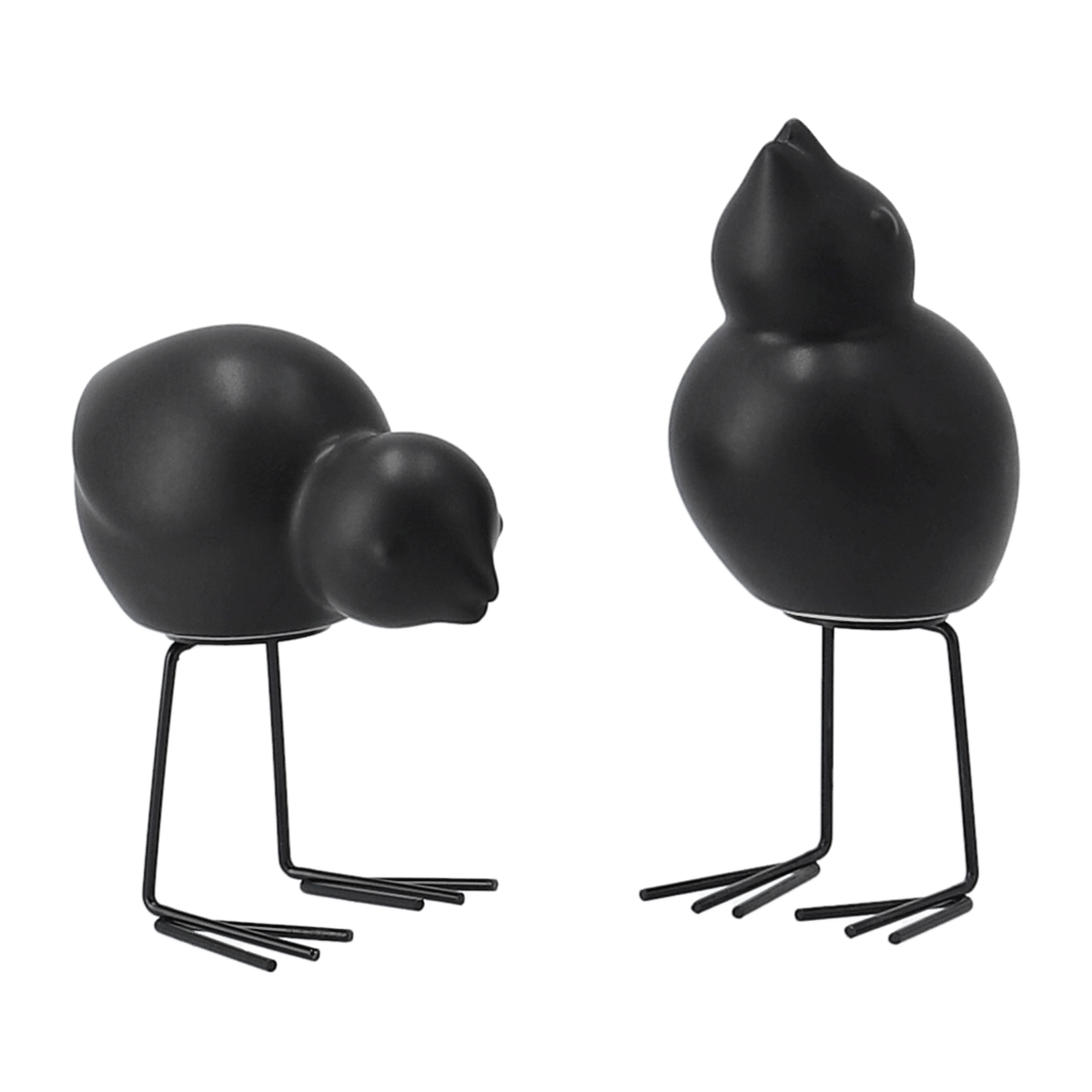 DBKD DBKD Swedish Birds -pääsiäiskoriste, 2-pakkaus Black