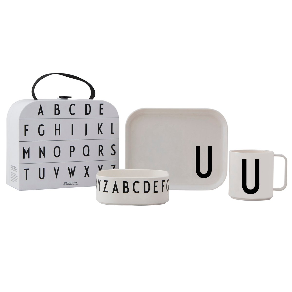 Design Letters Design Letters lasten tarjoilusetti U