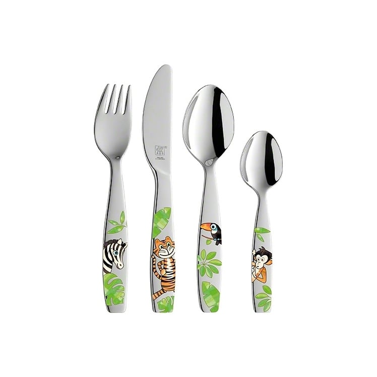 Zwilling Zwilling Twin Kids Jungle lasten aterimet, 4 osaa 4 osaa